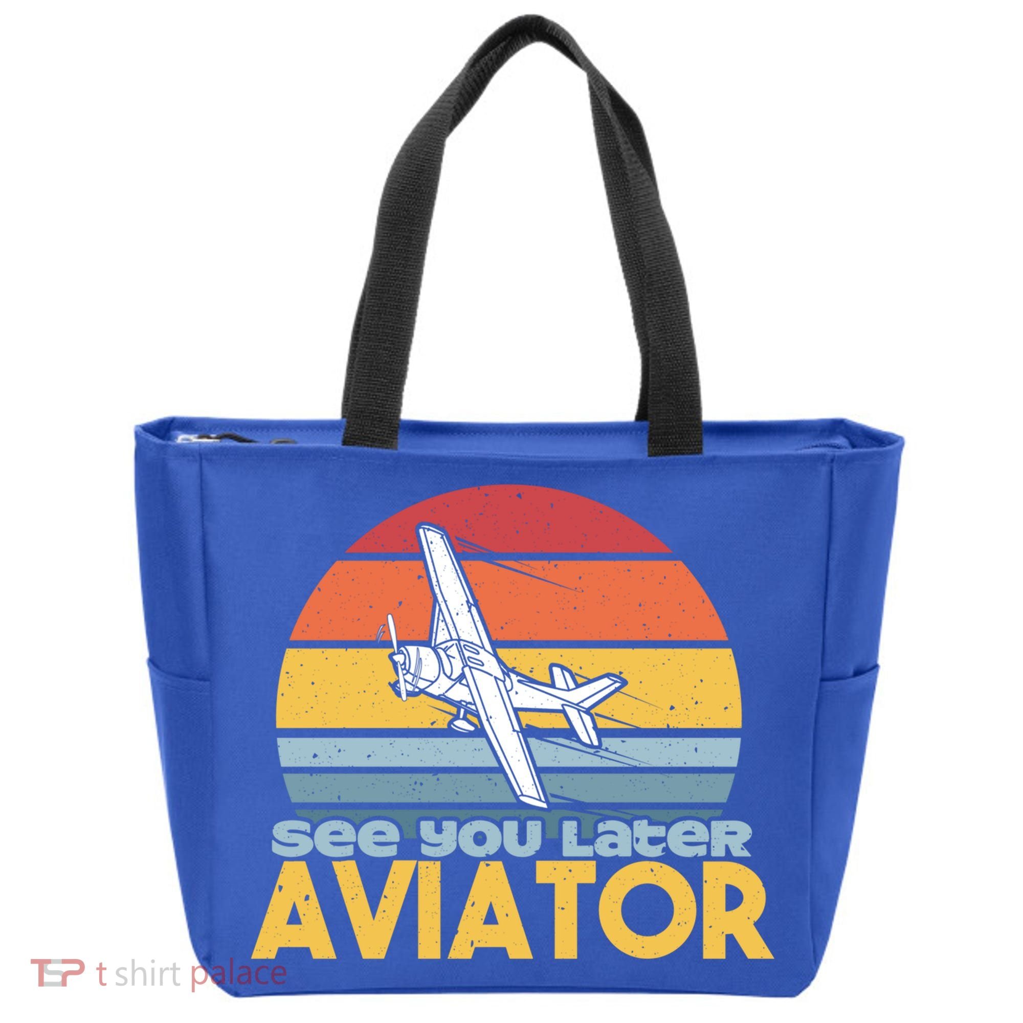 Funny Airplane Pilot Costume See You Later Aviator Pilot Meaningful Gift Tote Bag