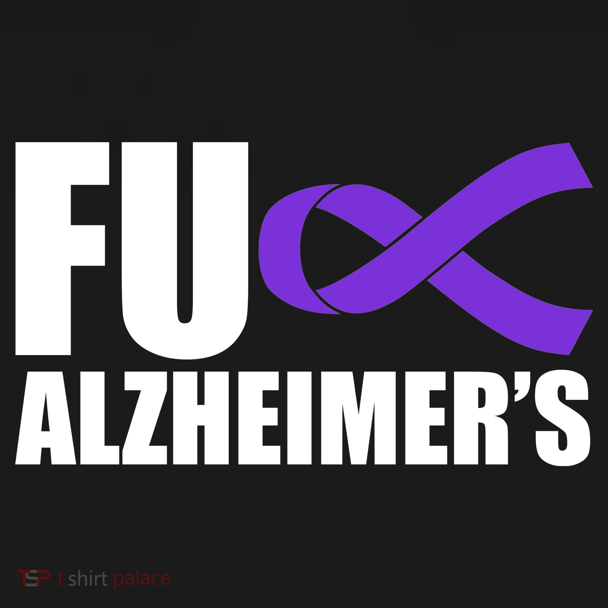 Fuck Alzheimer's Purple Ribbon Toddler Hoodie