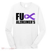 Fuck Alzheimer's Purple Ribbon Long Sleeve Shirt thumb 0