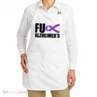 Fuck Alzheimer's Purple Ribbon Apron thumb 2