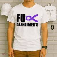 Fuck Alzheimer's Purple Ribbon T-Shirt thumb 6