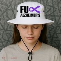Fuck Alzheimer's Purple Ribbon Bucket Hat thumb 3
