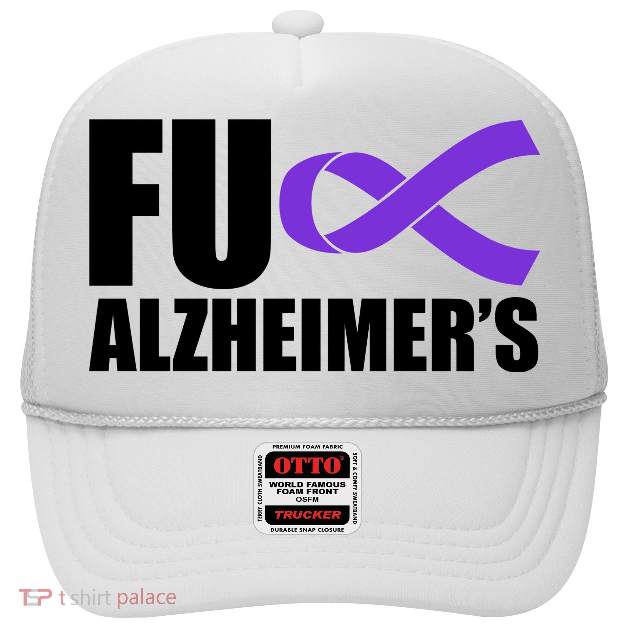 Fuck Alzheimer's Purple Ribbon Hat