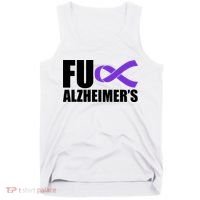 Fuck Alzheimer's Purple Ribbon Tank Top thumb 0