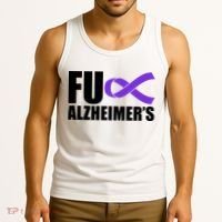 Fuck Alzheimer's Purple Ribbon Tank Top thumb 3