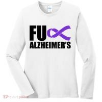 Fuck Alzheimer's Purple Ribbon Women's Long Sleeve Shirt thumb 0