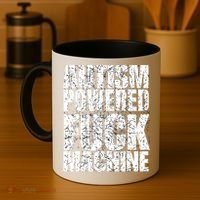 Funny Autism Powered Fck Machine Autism Quote RizzEm Gift Coffee Mug thumb 4