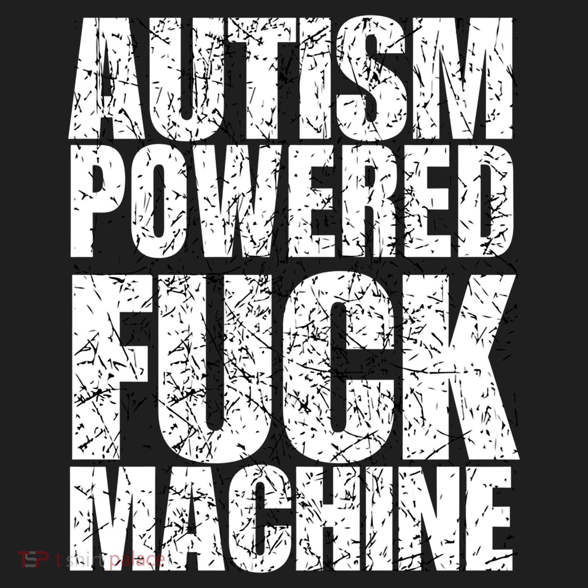 Funny Autism Powered Fck Machine Autism Quote RizzEm Gift Hat