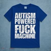 Funny Autism Powered Fck Machine Autism Quote RizzEm Gift T-Shirt thumb 5