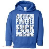 Funny Autism Powered Fck Machine Autism Quote RizzEm Gift Toddler Hoodie thumb 0