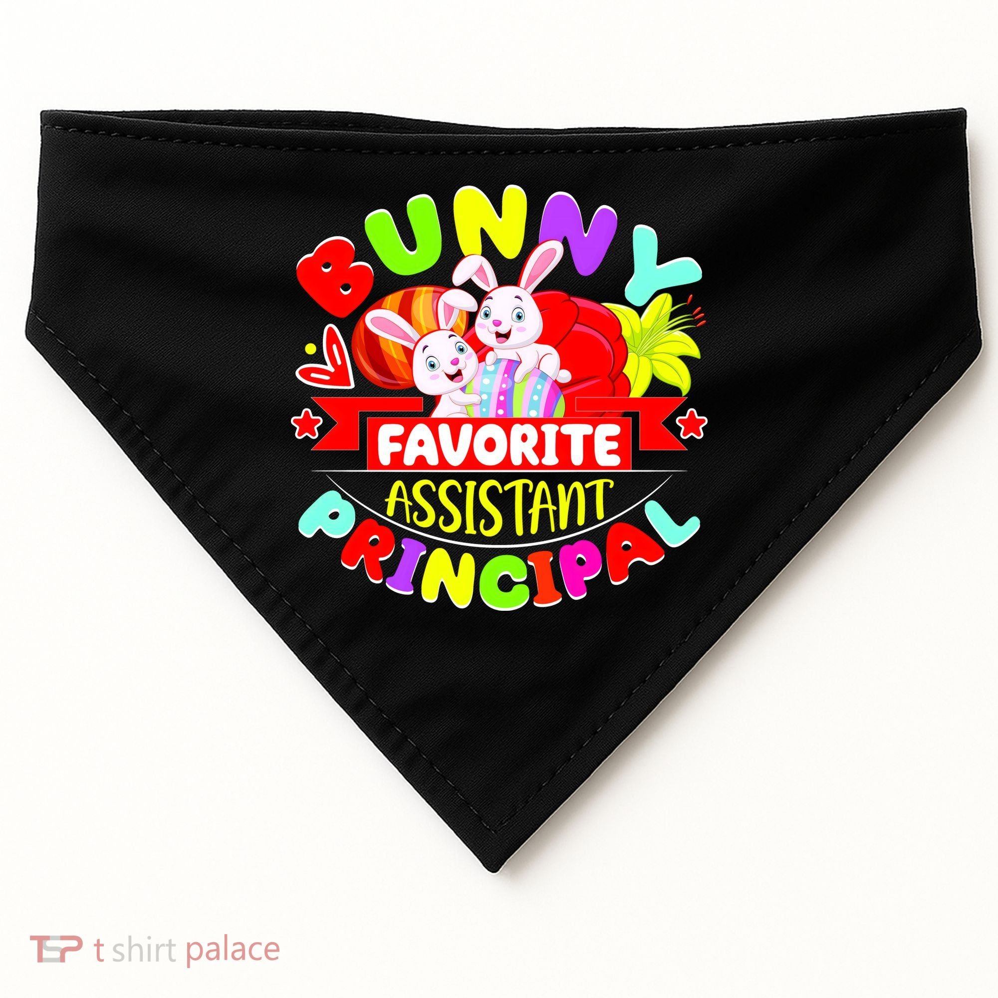Favorite Assistant Principal Easter Bunny USA-Made Doggie Bandana