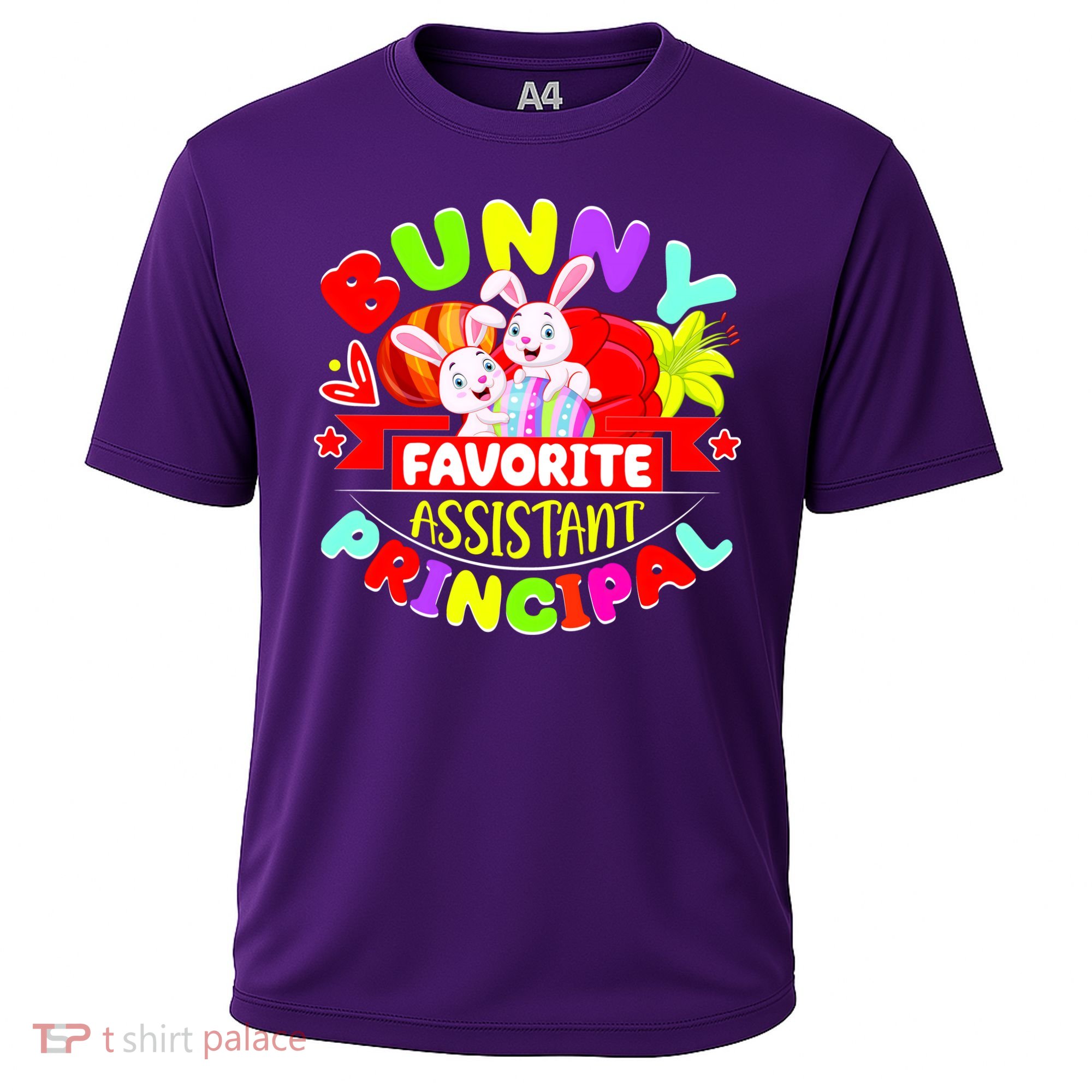 Favorite Assistant Principal Easter Bunny Cooling Performance Crew T-Shirt