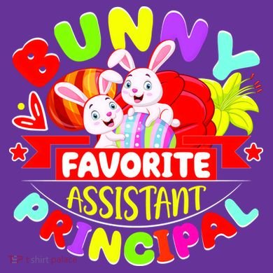 Favorite Assistant Principal Easter Bunny Cooling Performance Crew T-Shirt