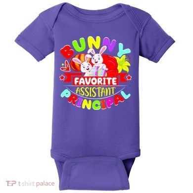 Favorite Assistant Principal Easter Bunny Baby Bodysuit