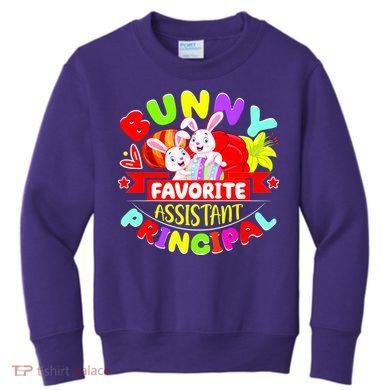 Favorite Assistant Principal Easter Bunny Kids Sweatshirt