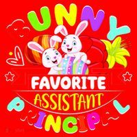 Favorite Assistant Principal Easter Bunny Santa Hat thumb 1