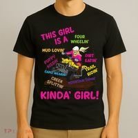 Funny ATV Quad Biking Saying ATV Girl Four Wheeler Girls T-Shirt thumb 3