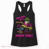 Funny ATV Quad Biking Saying ATV Girl Four Wheeler Girls Women's Tank Top thumb 0