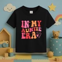 Funny Aunt Quote In My Auntie Era niece nephew matching cool Toddler T-Shirt thumb 3