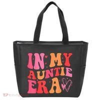 Funny Aunt Quote In My Auntie Era niece nephew matching cool Tote Bag thumb 0