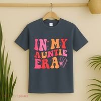 Funny Aunt Quote In My Auntie Era niece nephew matching cool T-Shirt thumb 2