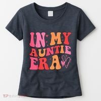Funny Aunt Quote In My Auntie Era niece nephew matching cool Women's T-Shirt thumb 0