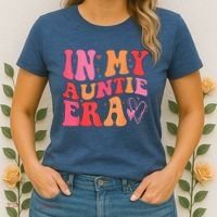 Funny Aunt Quote In My Auntie Era niece nephew matching cool Women's T-Shirt thumb 2