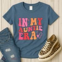 Funny Aunt Quote In My Auntie Era niece nephew matching cool Women's T-Shirt thumb 3