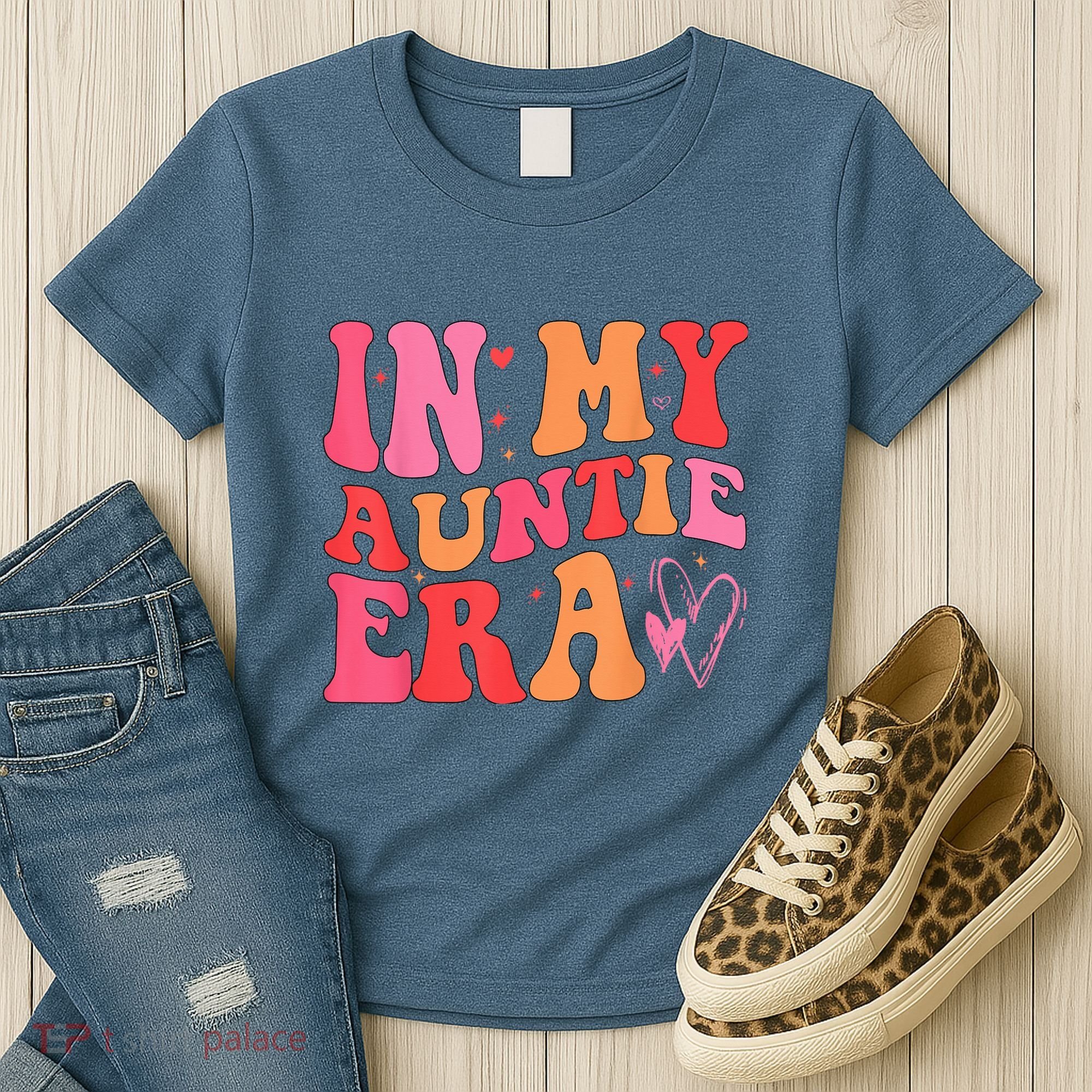 Funny Aunt Quote In My Auntie Era niece nephew matching cool Women's T-Shirt