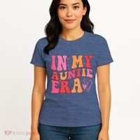 Funny Aunt Quote In My Auntie Era niece nephew matching cool Women's T-Shirt thumb 4