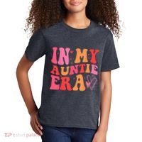 Funny Aunt Quote In My Auntie Era niece nephew matching cool Kids T-Shirt thumb 2