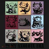 Funny Axolotl Quote In My Axolotl Era Graphic Cool Axolotl Backpack thumb 2