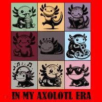 Funny Axolotl Quote In My Axolotl Era Graphic Cool Axolotl Santa Hat thumb 1
