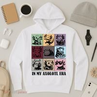 Funny Axolotl Quote In My Axolotl Era Graphic Cool Axolotl Hoodie thumb 3