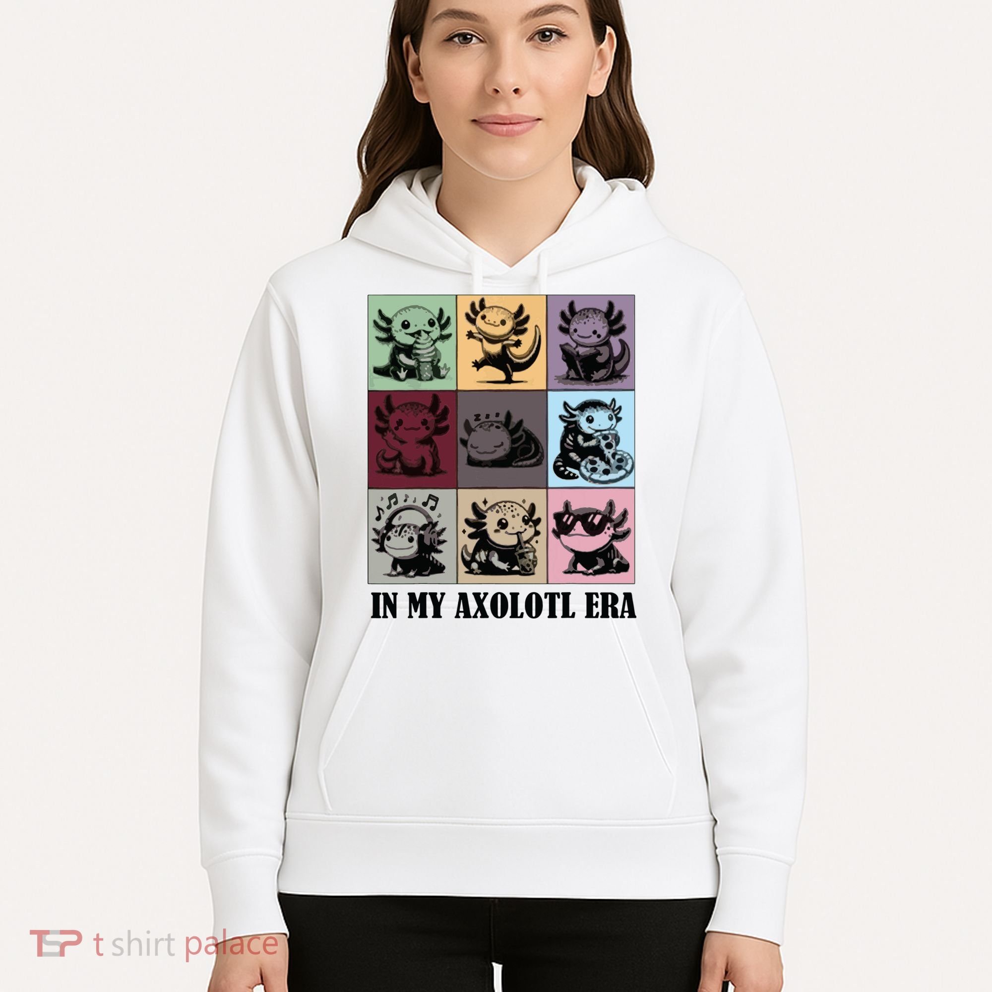 Funny Axolotl Quote In My Axolotl Era Graphic Cool Axolotl Hoodie