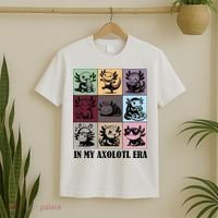 Funny Axolotl Quote In My Axolotl Era Graphic Cool Axolotl T-Shirt thumb 2