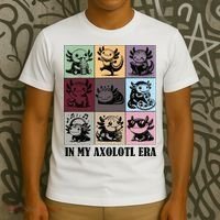 Funny Axolotl Quote In My Axolotl Era Graphic Cool Axolotl T-Shirt thumb 3