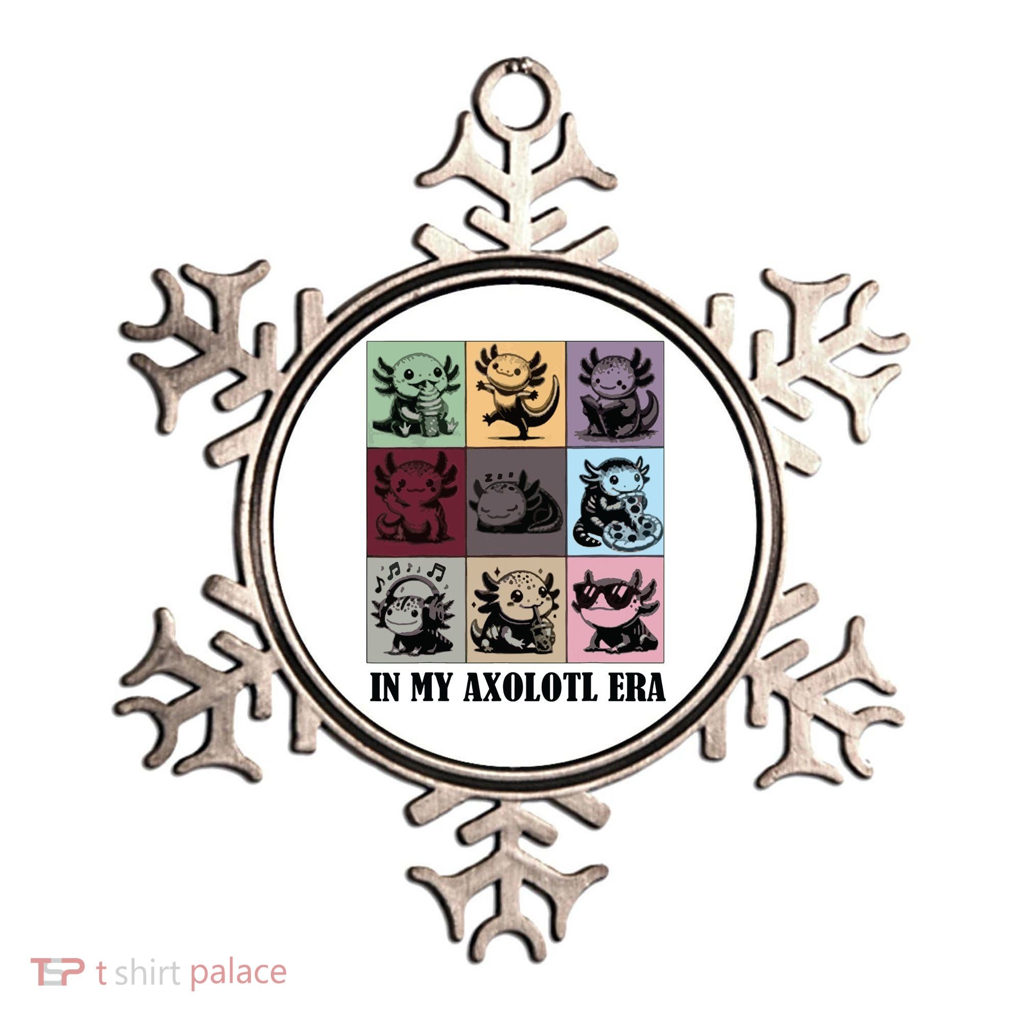 Funny Axolotl Quote In My Axolotl Era Graphic Cool Axolotl Ornament