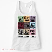 Funny Axolotl Quote In My Axolotl Era Graphic Cool Axolotl Women's Tank Top thumb 0