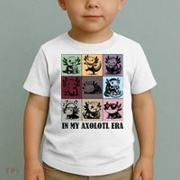 Funny Axolotl Quote In My Axolotl Era Graphic Cool Axolotl Toddler T-Shirt thumb 2