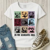 Funny Axolotl Quote In My Axolotl Era Graphic Cool Axolotl Women's T-Shirt thumb 3