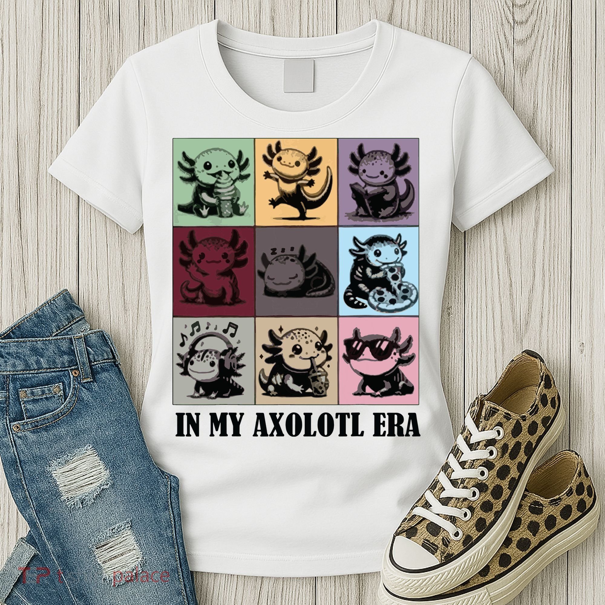 Funny Axolotl Quote In My Axolotl Era Graphic Cool Axolotl Women's T-Shirt