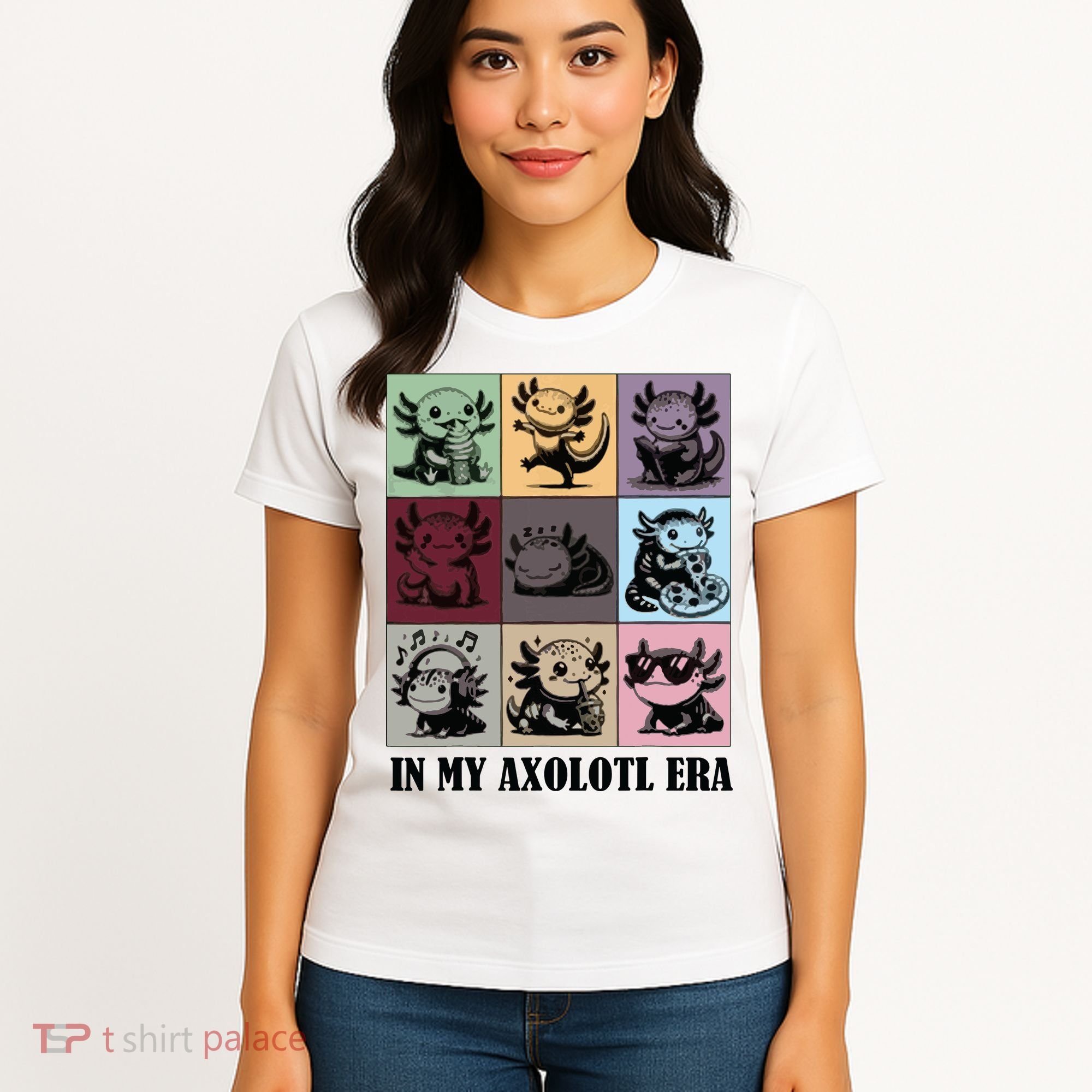Funny Axolotl Quote In My Axolotl Era Graphic Cool Axolotl Women's T-Shirt