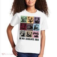 Funny Axolotl Quote In My Axolotl Era Graphic Cool Axolotl Kids T-Shirt thumb 2