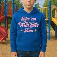 Funny Autism Quote Rizz Em With The Tism Meaningful Gift Kids Hoodie thumb 2