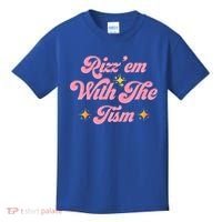 Funny Autism Quote Rizz Em With The Tism Meaningful Gift Kids T-Shirt thumb 0