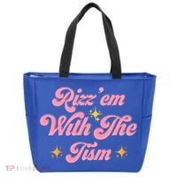 Funny Autism Quote Rizz Em With The Tism Meaningful Gift Tote Bag thumb 0