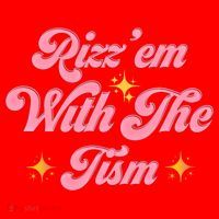Funny Autism Quote Rizz Em With The Tism Meaningful Gift Santa Hat thumb 1