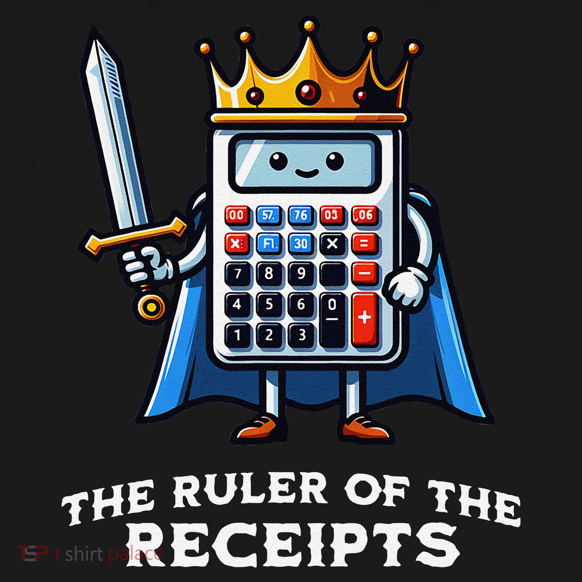 Funny Accountant Ruler Of The Receipts Taxes Bookkeeper Women's Tank Top