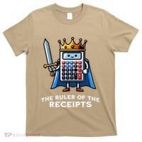 Funny Accountant Ruler Of The Receipts Taxes Bookkeeper T-Shirt thumb 0
